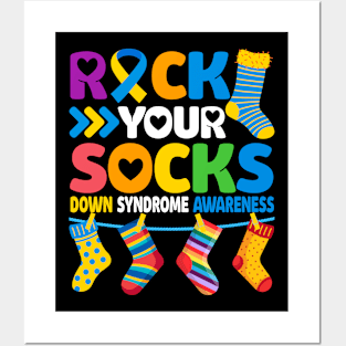 Down Syndrome Rock Your Socks Posters and Art